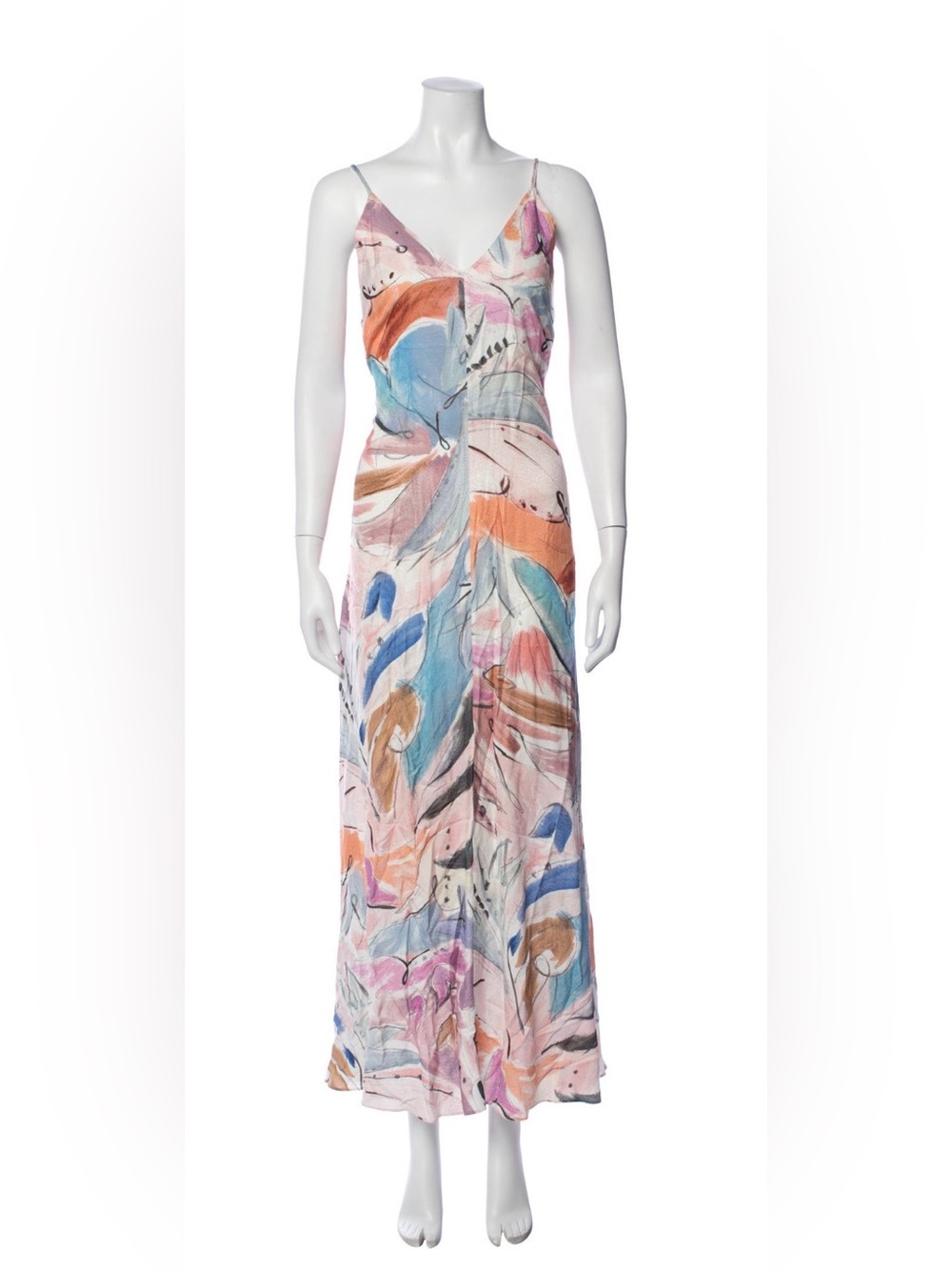 Ted Baker Multicolor Floral Print Slip Dress size 5